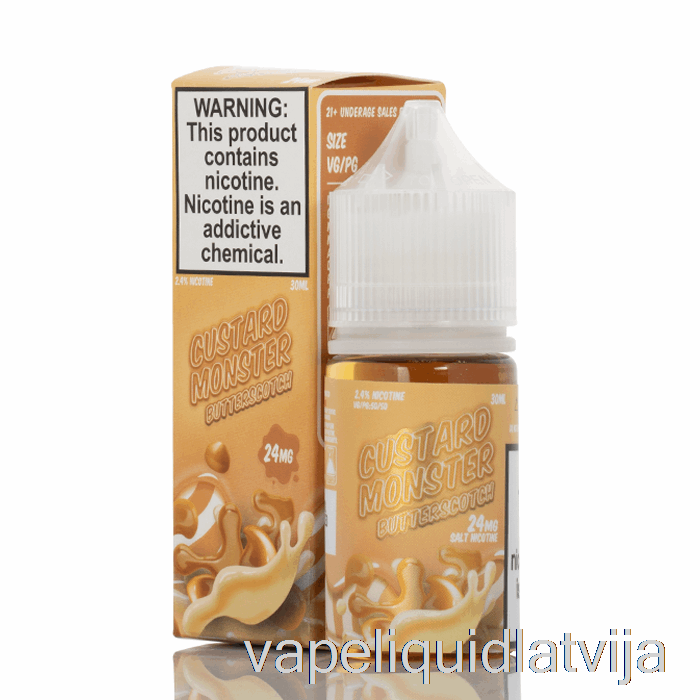 Butterscotch - Olu Krēms Monster Salts - 30ml 24mg Vape šķidrums